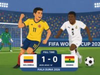Kolombia Amankan Tiket 16 Besar Usai Tundukkan Ghana, Siap Tantang Swiss