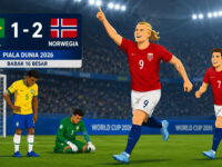 Haaland Antar Norwegia Singkirkan Brasil, Siap Tantang Inggris di Perempat Final Piala Dunia 2026