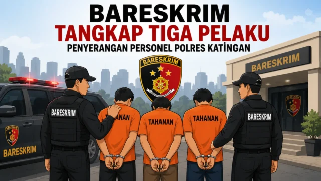 Bareskrim Tangkap Tiga Pelaku Penyerangan Personel Polres Katingan, Sita Mandau