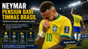 Brasil Tersingkir, Neymar Putuskan Pensiun dari Tim Nasional