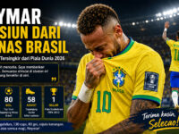 Brasil Tersingkir, Neymar Putuskan Pensiun dari Tim Nasional