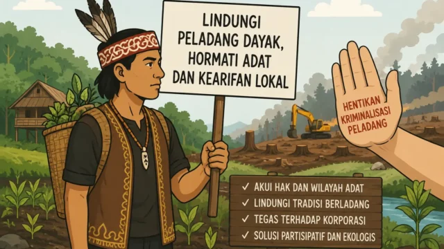 AMAN Kalteng Desak Pemerintah Hentikan Kriminalisasi Peladang Dayak