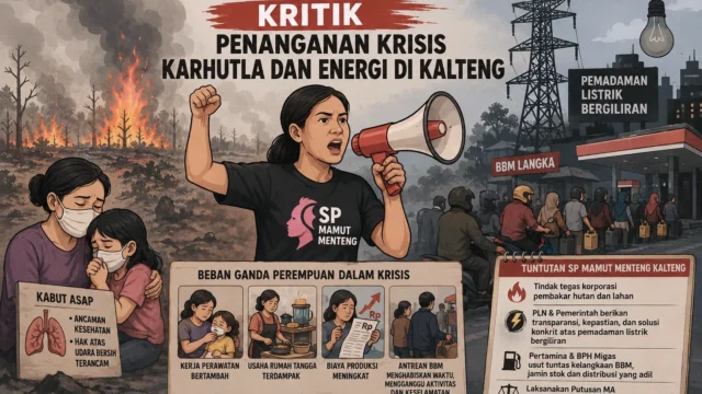 SP Mamut Menteng Kritik Penanganan Krisis Karhutla dan Energi di Kalteng