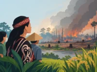 Karhutla Hingga Kabut Asap Bayangi Peringatan Hari Tani dan Keadilan Ekologis di Kalteng