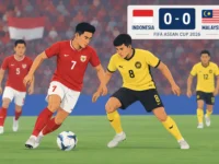 Indonesia Tahan Malaysia 0-0, Garuda Bermain dengan 10 Pemain