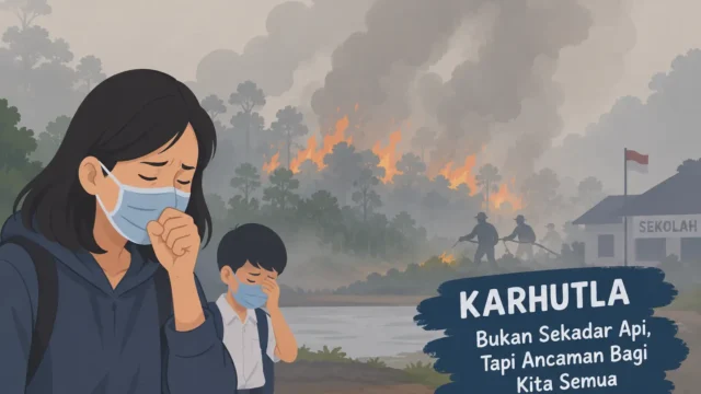 Warga Sesak, Hutan Terbakar, Karhutla Didesak Jadi Bencana Nasional