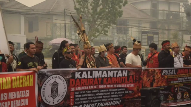 KRKT Desak Karhutla Kalteng Ditetapkan Bencana Nasional dan Tunggu Tanggapan Gubernur