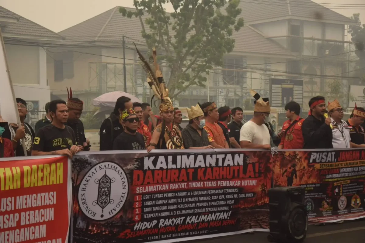 KRKT Desak Karhutla Kalteng Ditetapkan Bencana Nasional dan Tunggu Tanggapan Gubernur