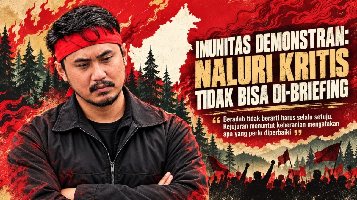 Imunitas Demonstran: naluri Kritis Tidak Bisa di-Briefing
