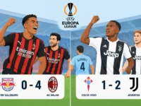 Milan Pesta Gol, Juventus Menang Dramatis di Liga Europa