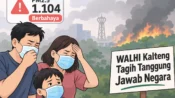 Asap Karhutla Ancam Kesehatan Masyarakat, WALHI Kalteng Tagih Tanggung Jawab Negara